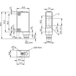 Оптический датчик Balluff BOS 5K-NO-RH12-S49