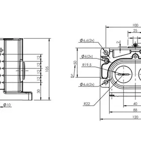 Блочный выключатель Balluff BNS 813-D05-R12-100-22-05