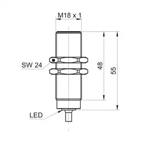 Индуктивный датчик Baumer IFRR 18P17T1/L-9