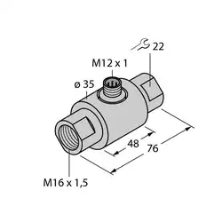 Датчик потока TURCK FCI-D03A4-NAEX-H1141/M16