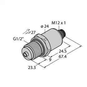 Датчик давления TURCK PT60R-1008-U1-H1143/X