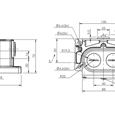Блочный выключатель Balluff BNS 819-D02-E16-100-10-FD