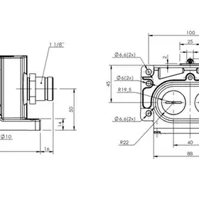 Блочный выключатель Balluff BNS 813-D04-L12-100-10-01-S90R