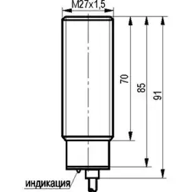 Индуктивный датчик ТЕКО ISB A71A-11G-9-LZ