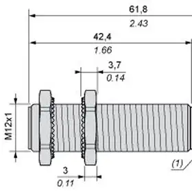 Индуктивный датчик Telemecanique XS612B1DAM12