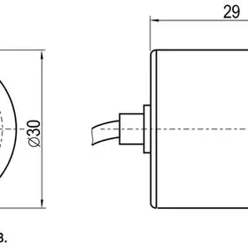 Инкрементальный энкодер INNOCONT ESI-S30-4-100-3-T-24