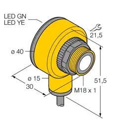 Ультразвуковой датчик Banner T18VN6UR W/30