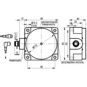 Датчик скорости вращения ТЕКО IV1N IC7P5-43P-40-LZS4