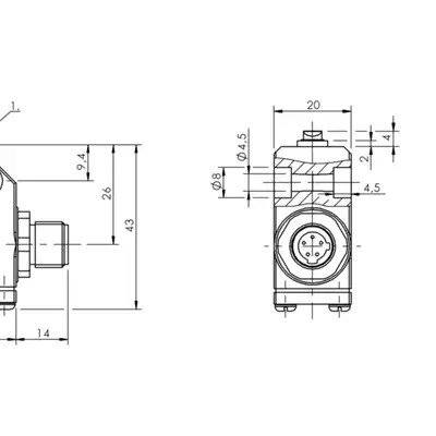 Одиночный выключатель Balluff BNS 819-99-E-12-S80