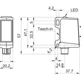 Оптический датчик Baumer O500W.SP.T-GW1J.PVO/B005