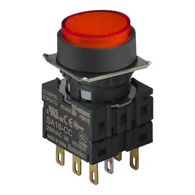 Кнопочный выключатель Autonics S16PR-E3R2C24