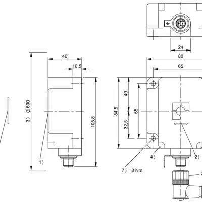 RFID головка чтения/записи Balluff BIS VM-351-401-S4