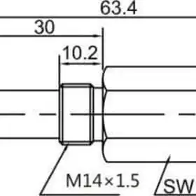 Индуктивный датчик LANBAO LR14XBF15DPCB-E2