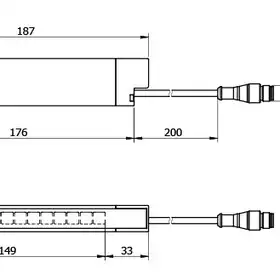Световая завеса DATASENSING CR1/0T-1V