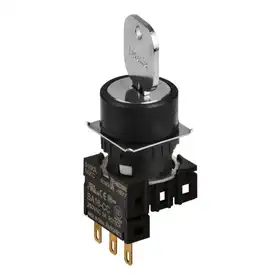 Селекторный переключатель с ключом Autonics S16KR-2BKC