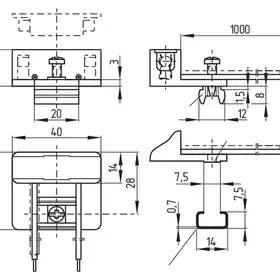Магнитный герконовый датчик Schmersal BN 85-R-1824-3 5M