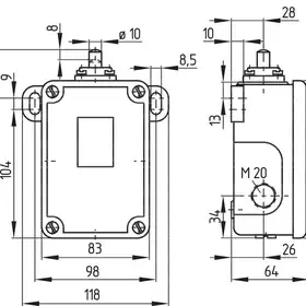 Kонцевой выключатель Schmersal TL 452-12Y