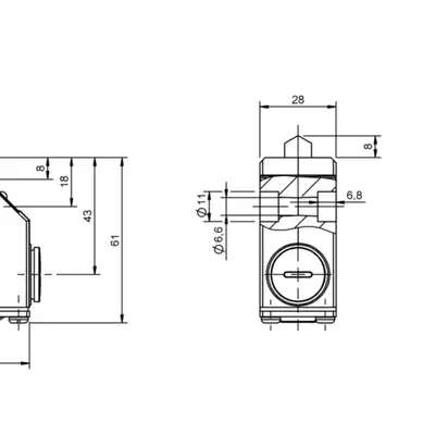 Одиночный выключатель Balluff BNS 813-FD-60-185