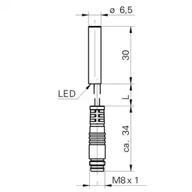 Индуктивный датчик Baumer IFRM 06N1701/KS35L