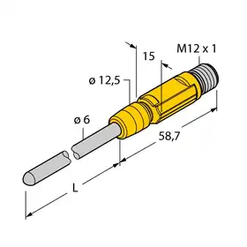Датчик температуры TURCK TTM-206A-CF-LIUPN-H1140-L150