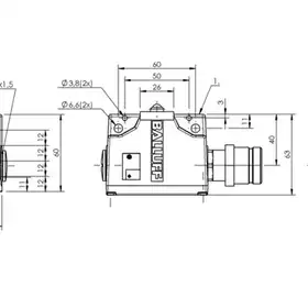 Блочный выключатель Balluff BNS 829-B04-K12-61-12-10-S90L