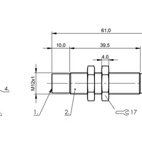 Емкостной датчик уровня Balluff BCS M12B4G1-PSC80H-EP02