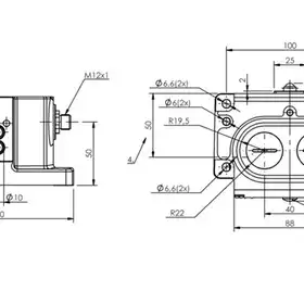 Блочный выключатель Balluff BNS 819-D02-K12-100-10-FE-S80R