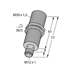 Индуктивный датчик TURCK BI10-M30E-LIU-H1141