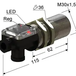 Емкостный датчик PS1-30M115-10B21-T
