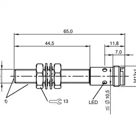 Индуктивный датчик Balluff BES M08EH1-NSC20B-S04G-S