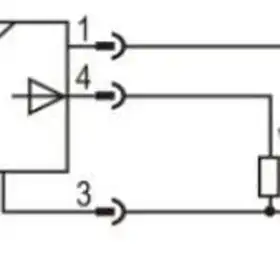 Индуктивный датчик расстояния LANBAO LE40XZSN15LUM-D