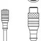 Соединительный кабель Leuze Electronic KDS U-M8-3A-M12-3A-V1-010