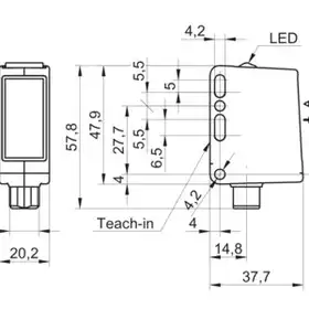Оптический датчик Baumer O500W.RP-GW1B.PVO/H002