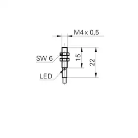 Индуктивный датчик Baumer IFRM 04N15B1/L