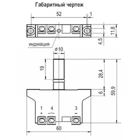 Индуктивный датчик ТЕКО ISB T21P-31N-2F-LZ