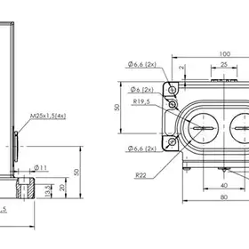 Блочный выключатель Balluff BNS 816-B08-THA-16-602-11