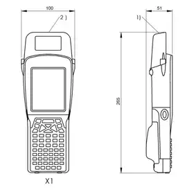 RFID портативный прибор чтения-записи Balluff BIS M-871-1-010-X-001