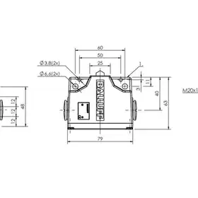 Блочный выключатель Balluff BNS 813-B03-D12-61-A-12-03