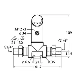 Датчик давления TURCK PS016D-501T-2UPN8X-H1141