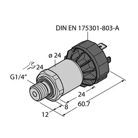 Датчик давления TURCK PT1.6R-1004-U1-DA91/X