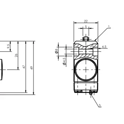 Одиночный выключатель Balluff BNS 813-100-R-49-FC