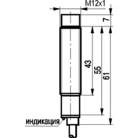 Индуктивный датчик ТЕКО ISN E2A-31P-4F-L