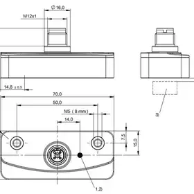 Индуктивный датчик линейных перемещений Balluff BIP LD2-T040-02-S4