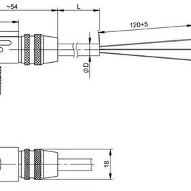 Разъем с кабелем Balluff BKS-S 33M-05