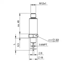 Датчик температуры Balluff BFT 6025-FC002-A06A1A-S4
