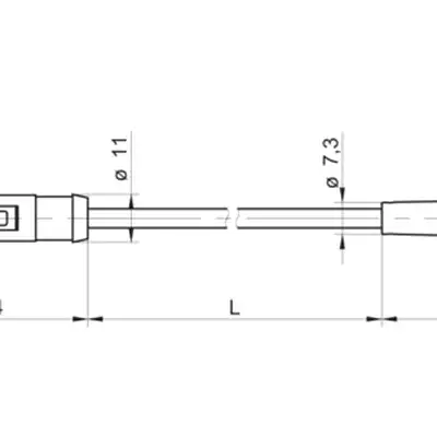 Соединительный кабель Baumer ESG 34S/KSG32SH0500