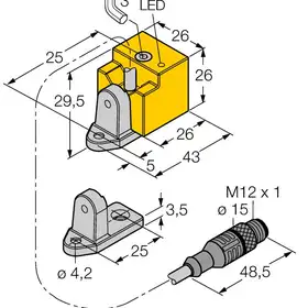 Индуктивный датчик TURCK BI10-QN26-AD4X-0.8-RS4.23/S90