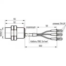 Индуктивный датчик ТЕКО ISNT B73P8-31P-15-LZ-C-V-P-9