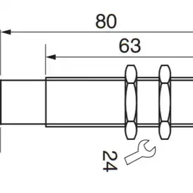 Индуктивный датчик EGE-Elektronik IGMW 008 WS