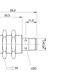 Индуктивный датчик Balluff BES M18MD-PSC12E-S04G-W01